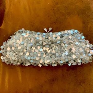 Nicole Lee clutch with shoulder strap